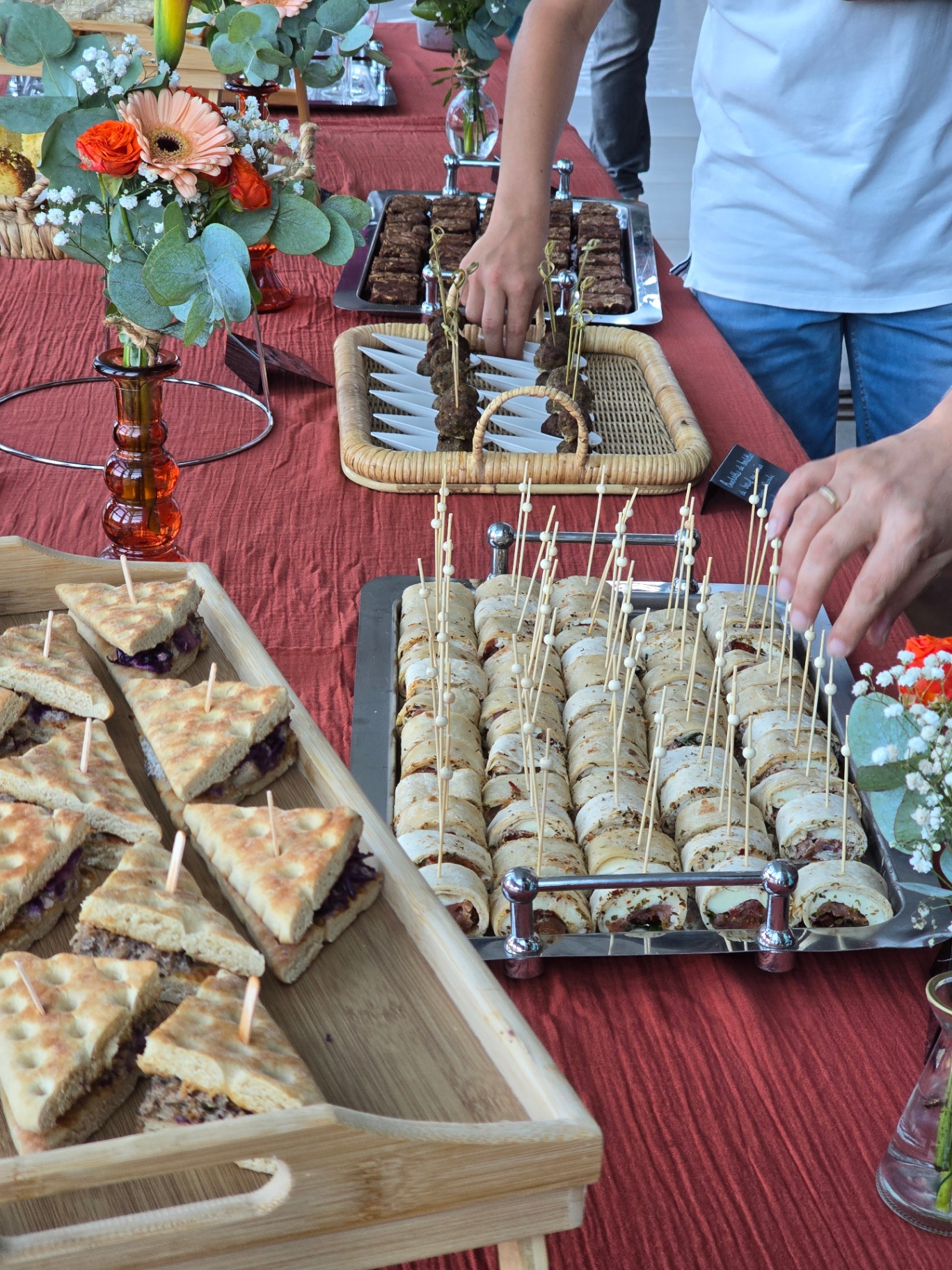 Buffet de bouchées variées