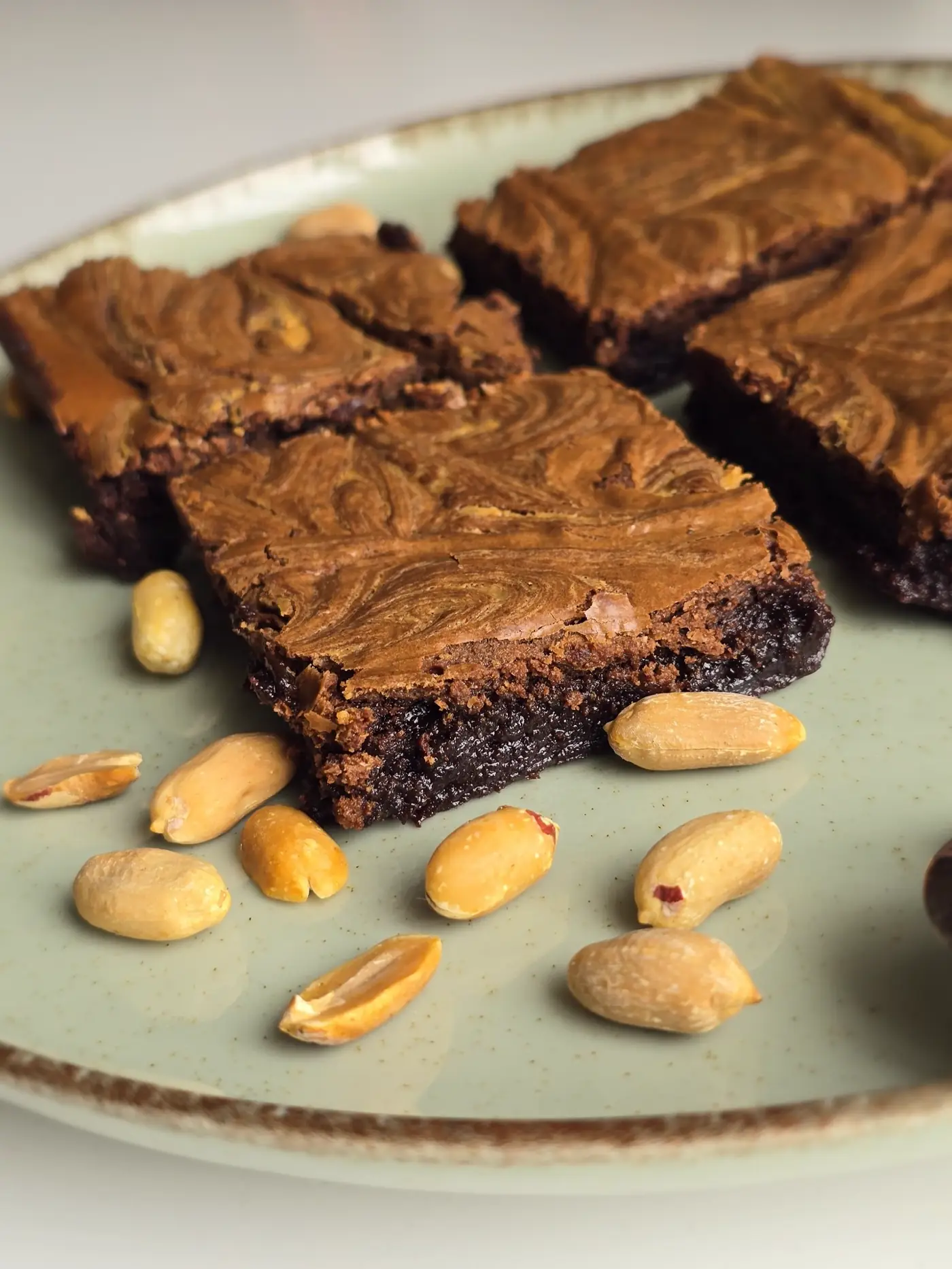 Brownie au beurre de cacahuètes