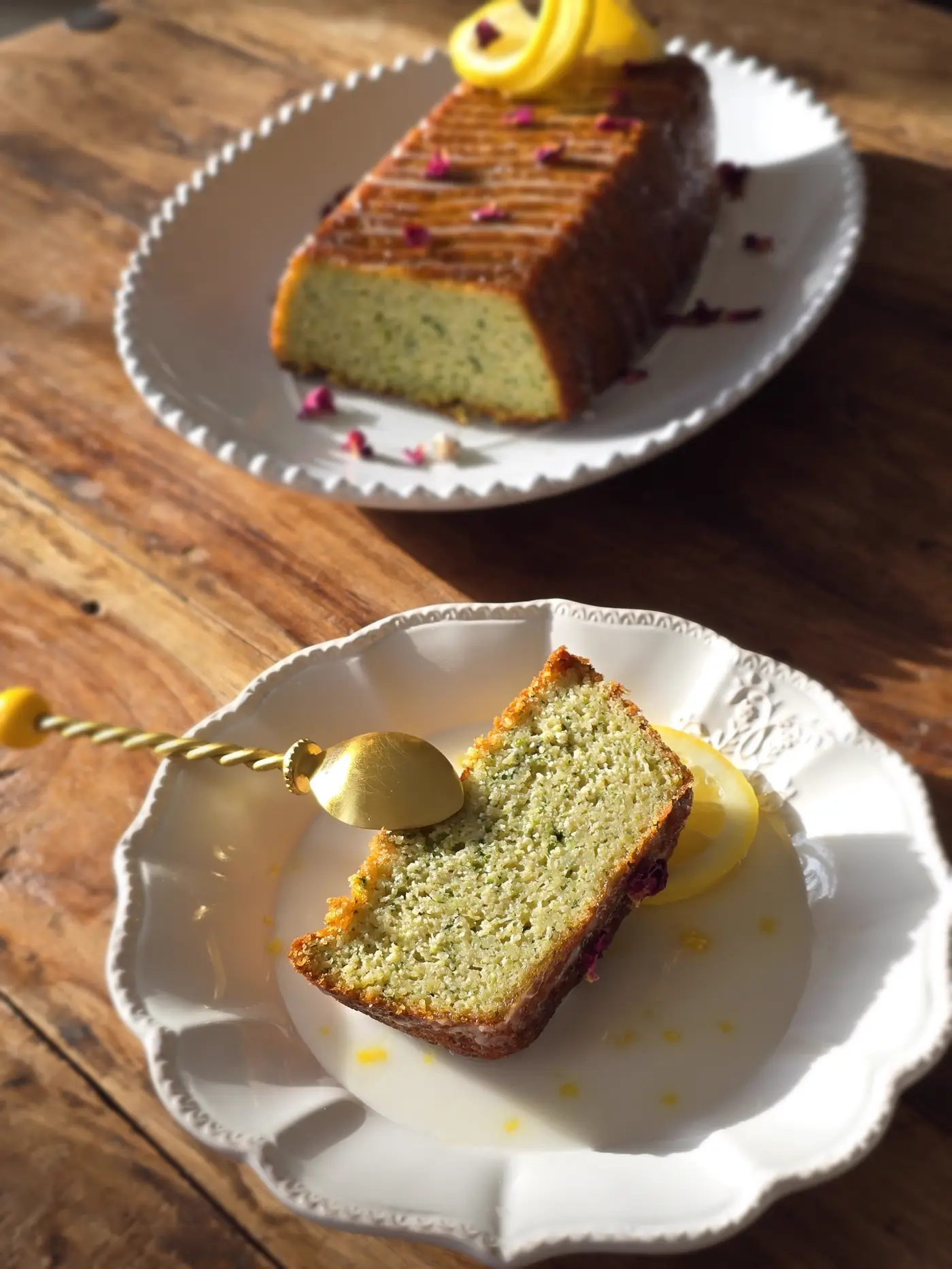 Cake moelleux au citron et à la courgette