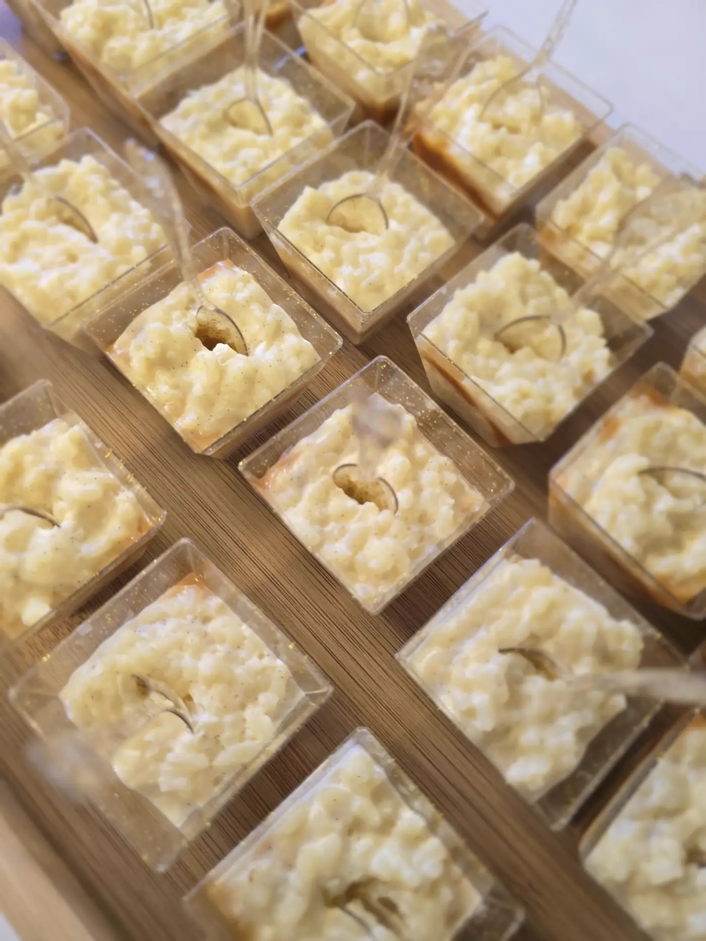 Verrines de riz au lait